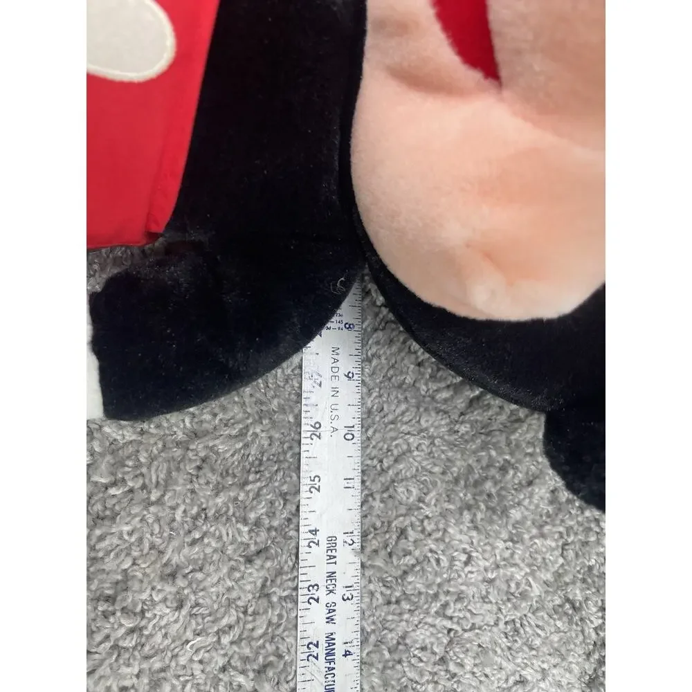 Mickey and Minnie Mouse Disney Store Plush Toy Set Large 24 Inch Multicolor